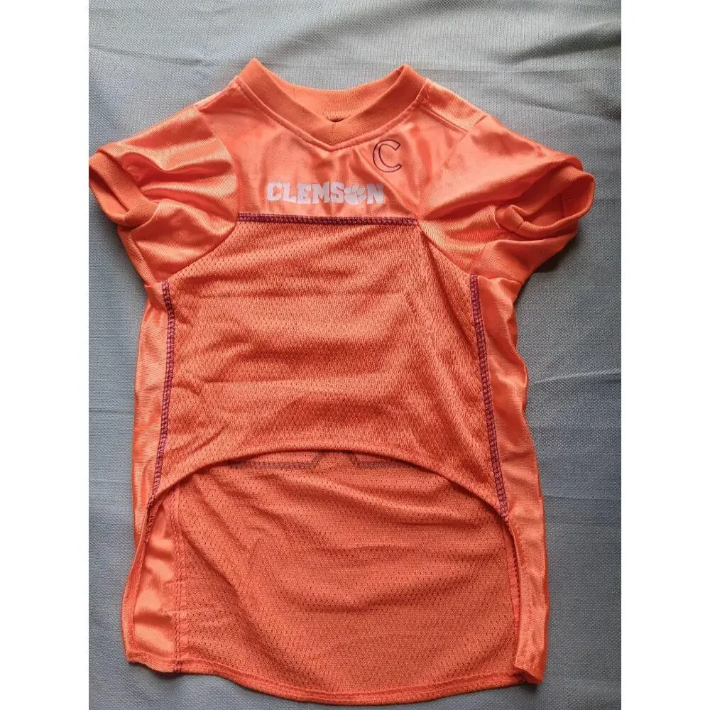Clemson Tigers Small Dog Shirt Orange Football Fan Team Spirit Collegiate Pet